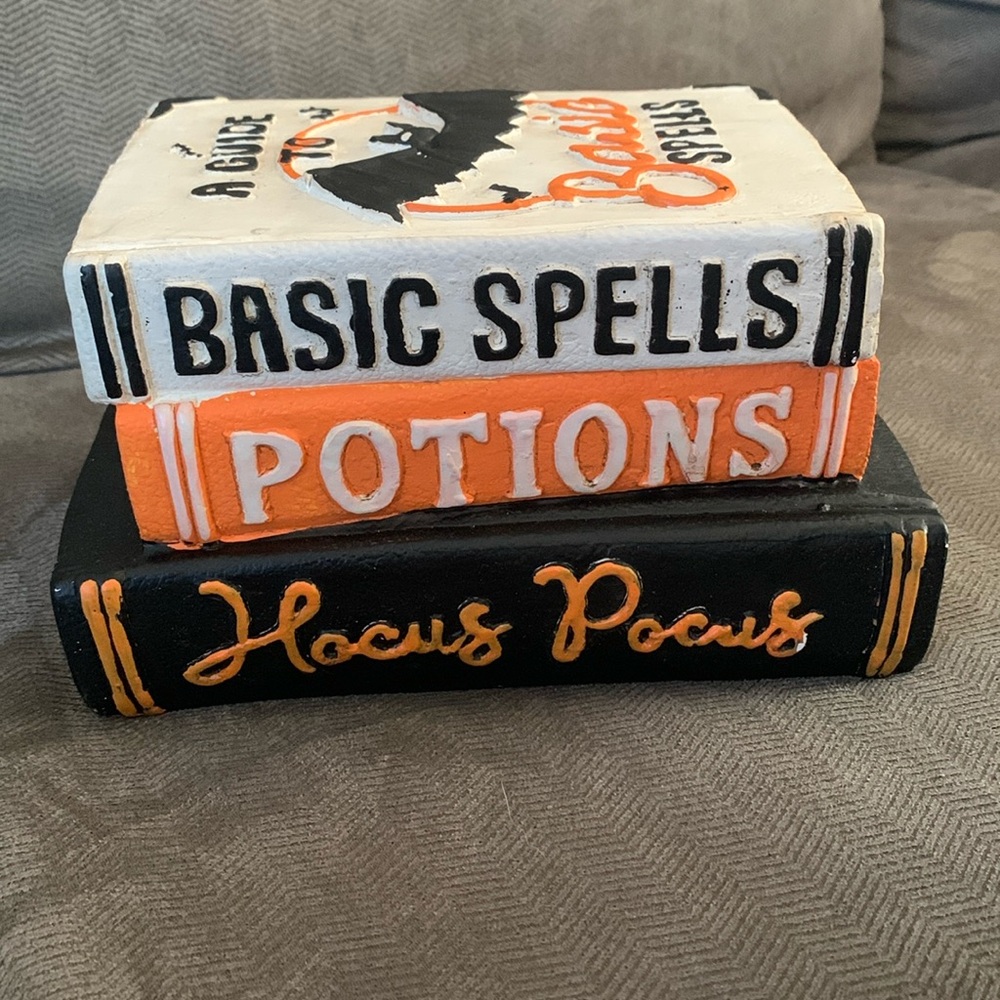 Kirklands Halloween Book Stack Statue